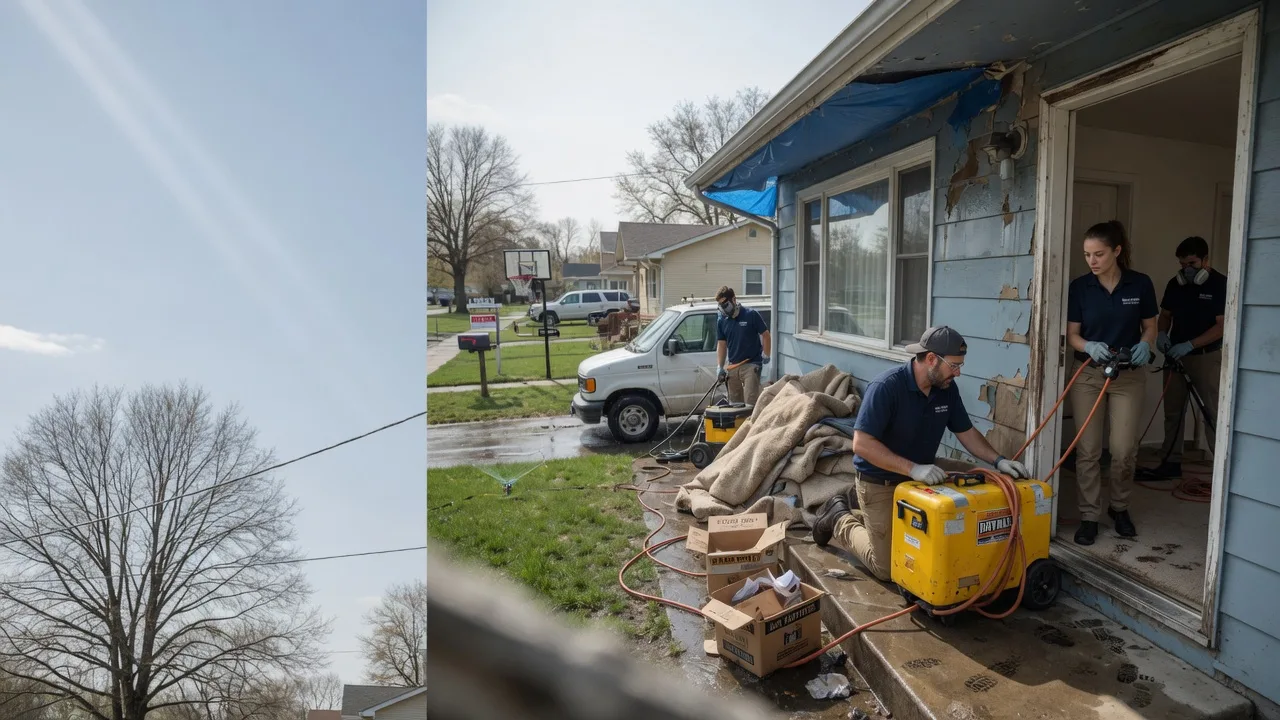 Basement Flood Cleanup in Rome, IN near me